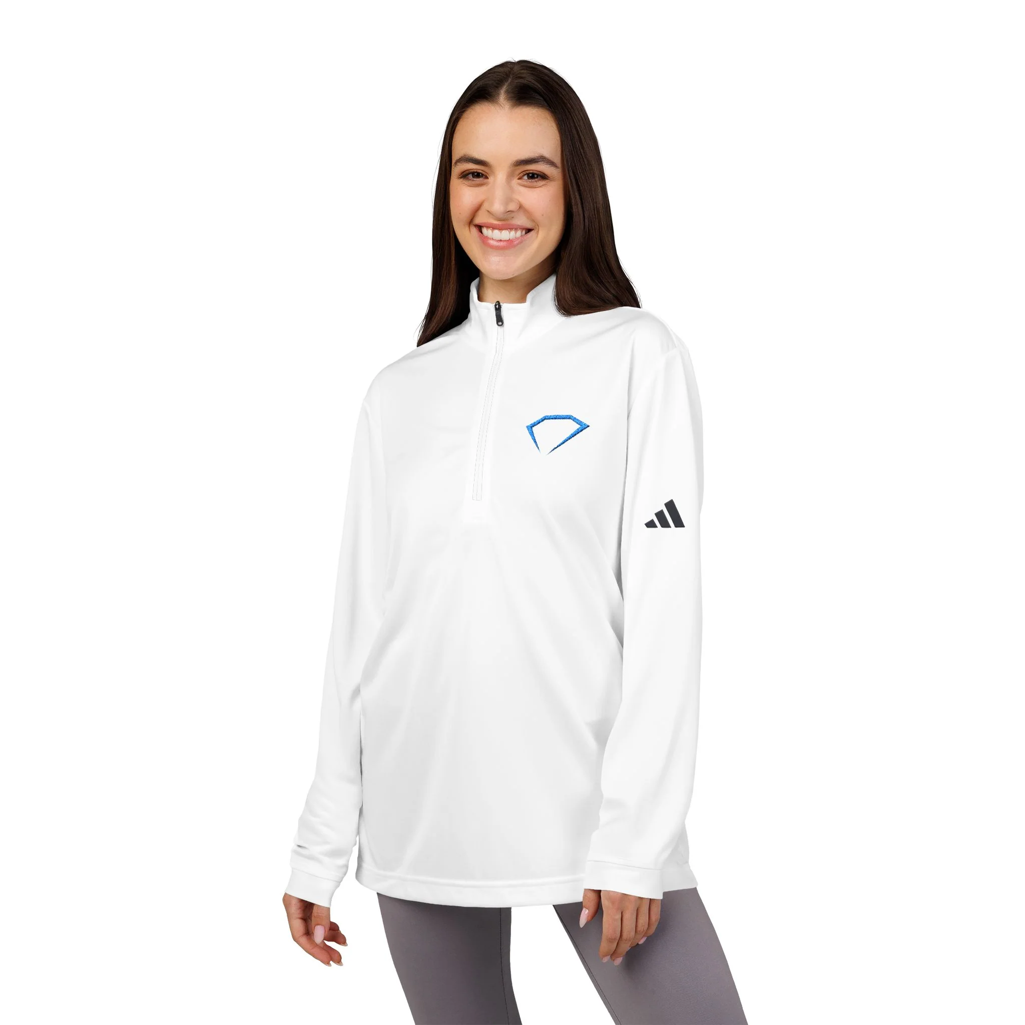 Adidas Diamond Embroidered Quarter-Zip Pullover (on demand printing) - Image 5