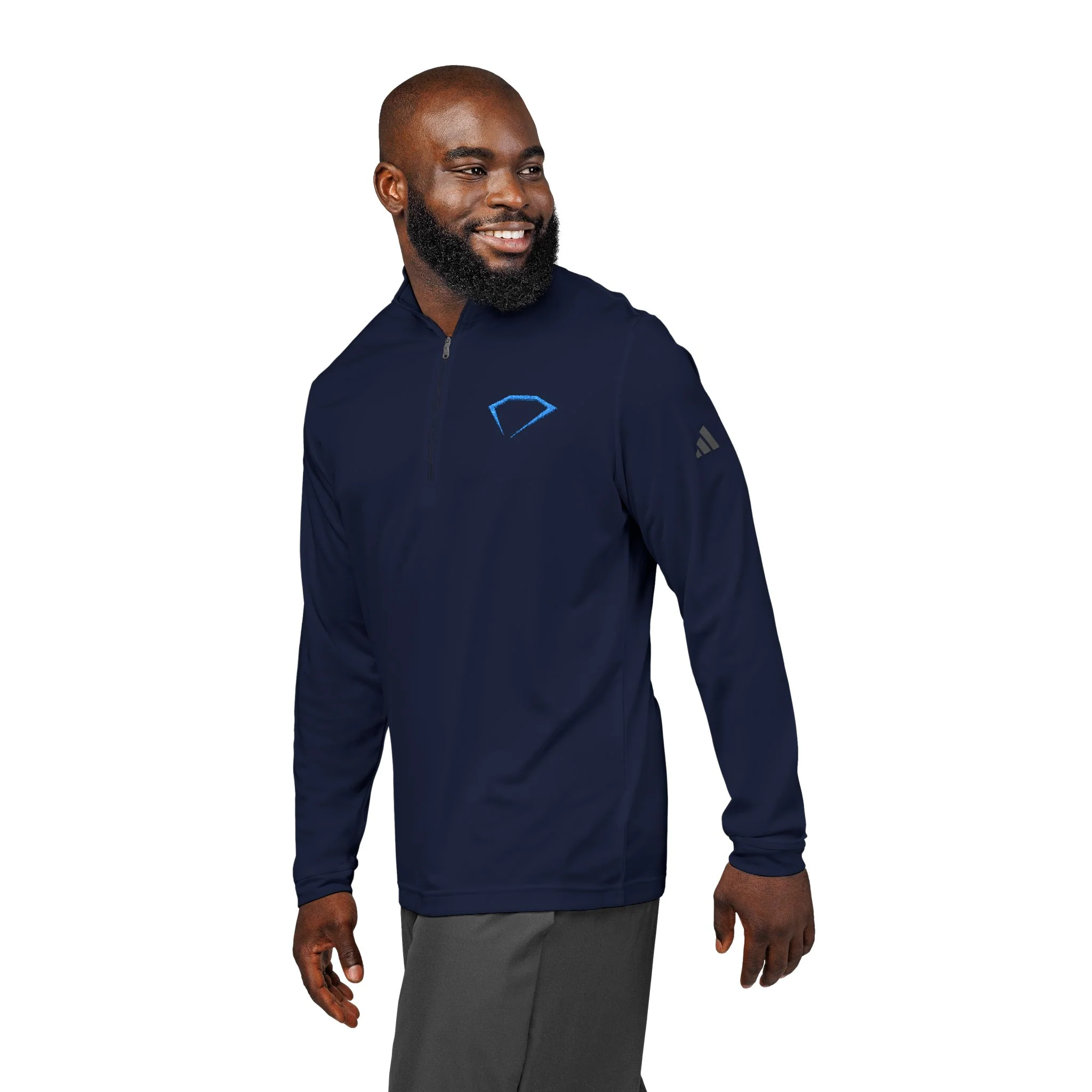 Adidas Diamond Embroidered Quarter-Zip Pullover (on demand printing) - Image 7