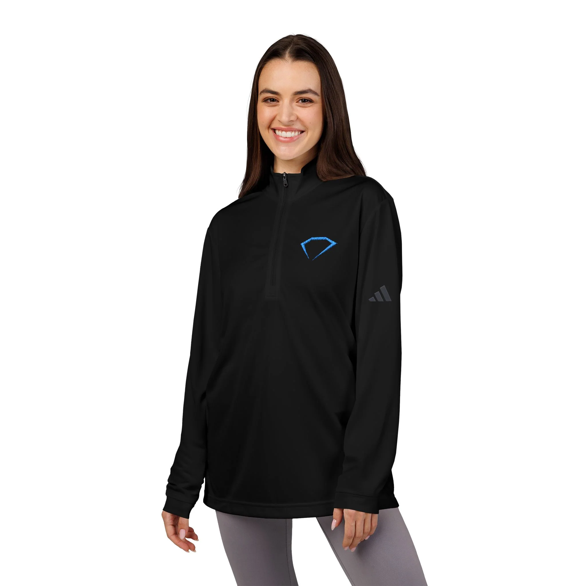 Adidas Diamond Embroidered Quarter-Zip Pullover (on demand printing) - Image 8