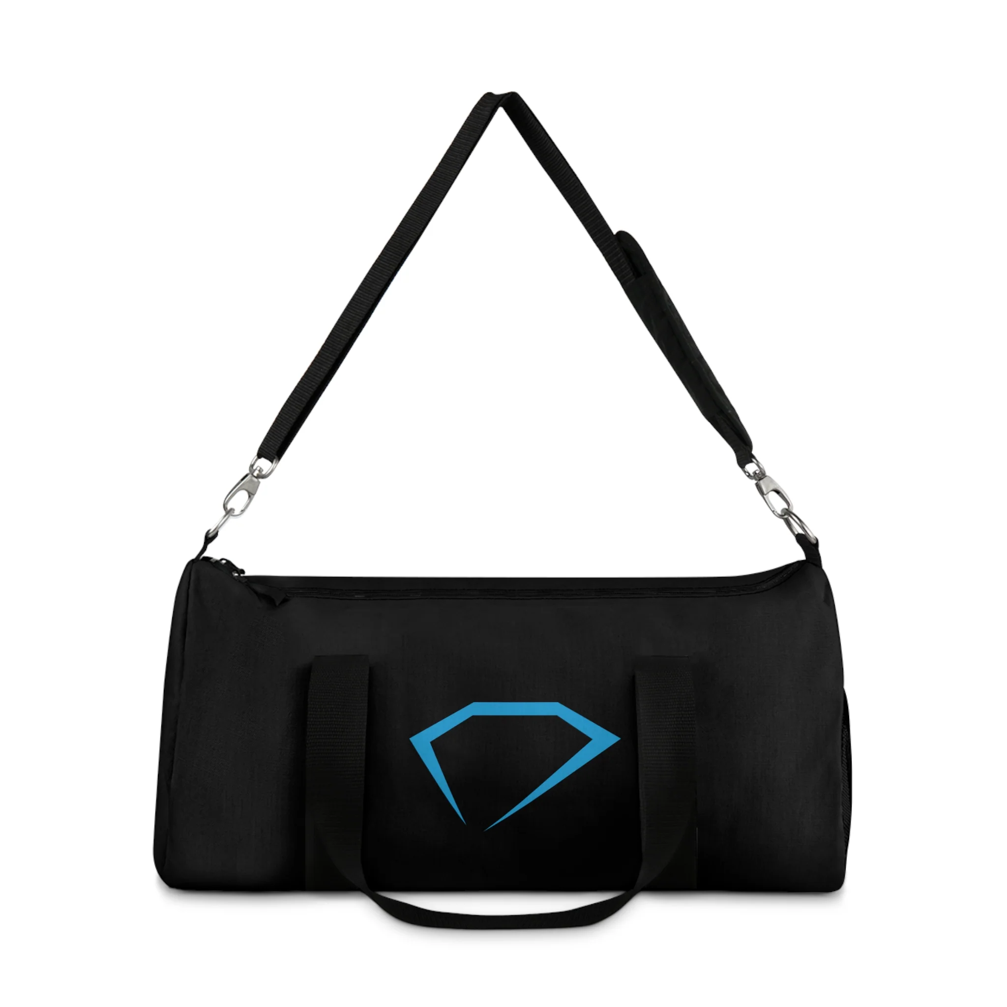 Black Duffel Bag with Diamond Logo (on demand printing) - Image 2