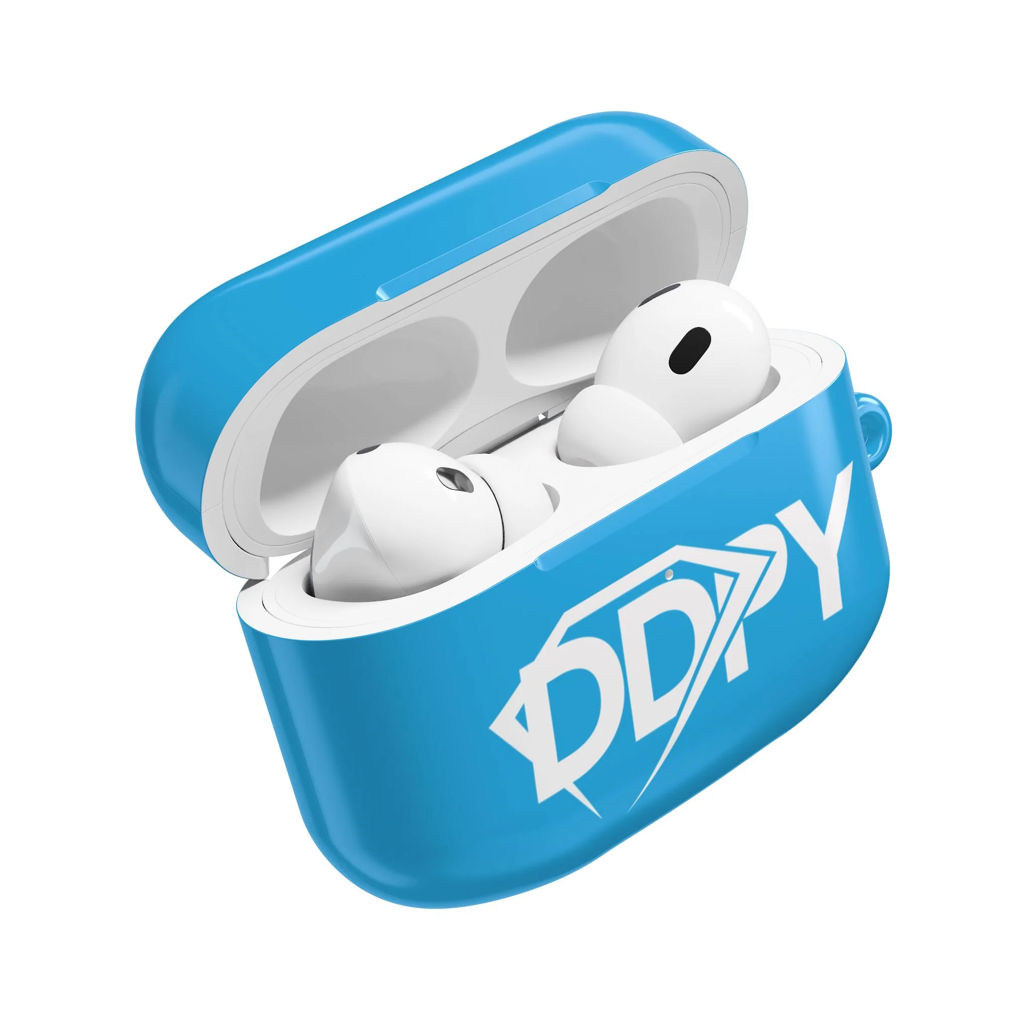 Blue DDPY Logo AirPod Case (on demand printing) - Image 2