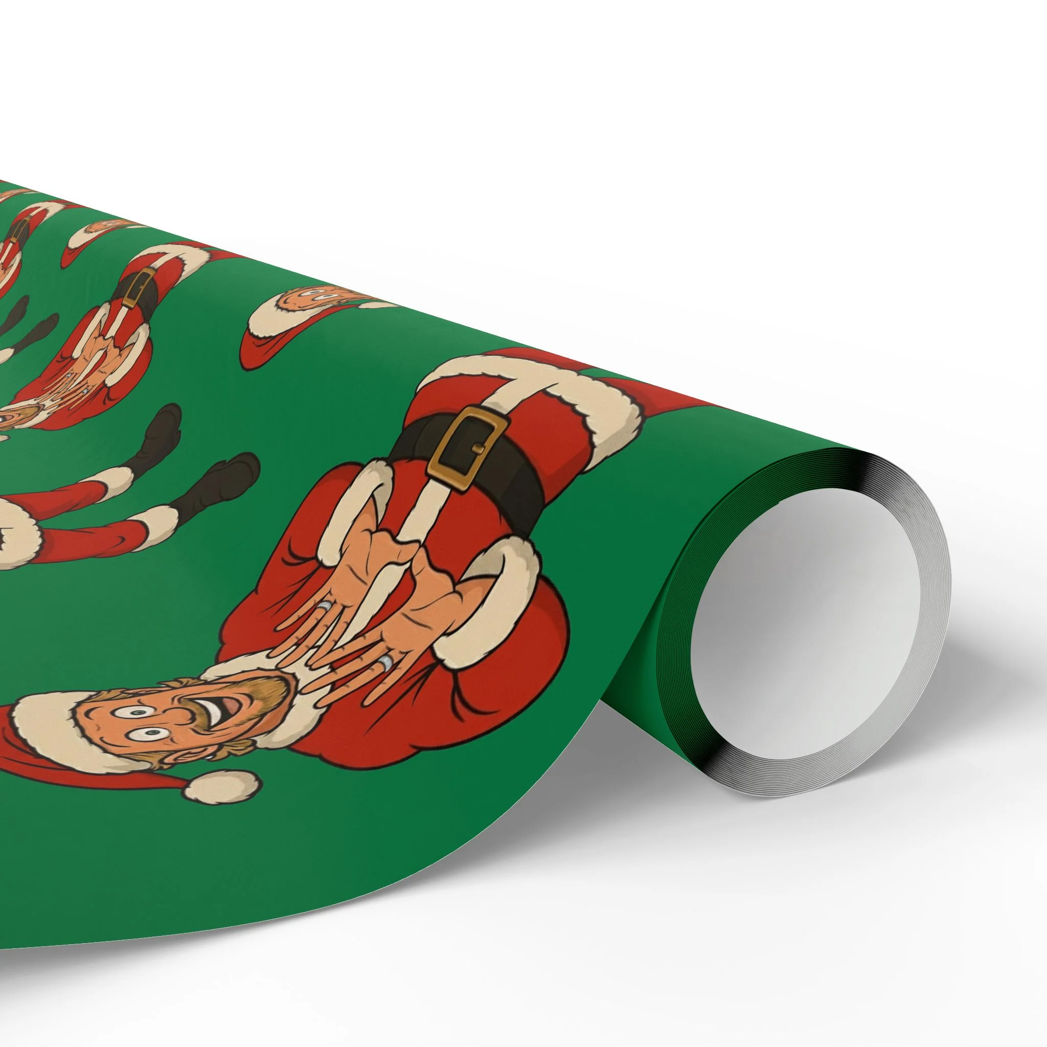 DDP Santa Pattern Gift Wrap (on demand printing) - Image 4