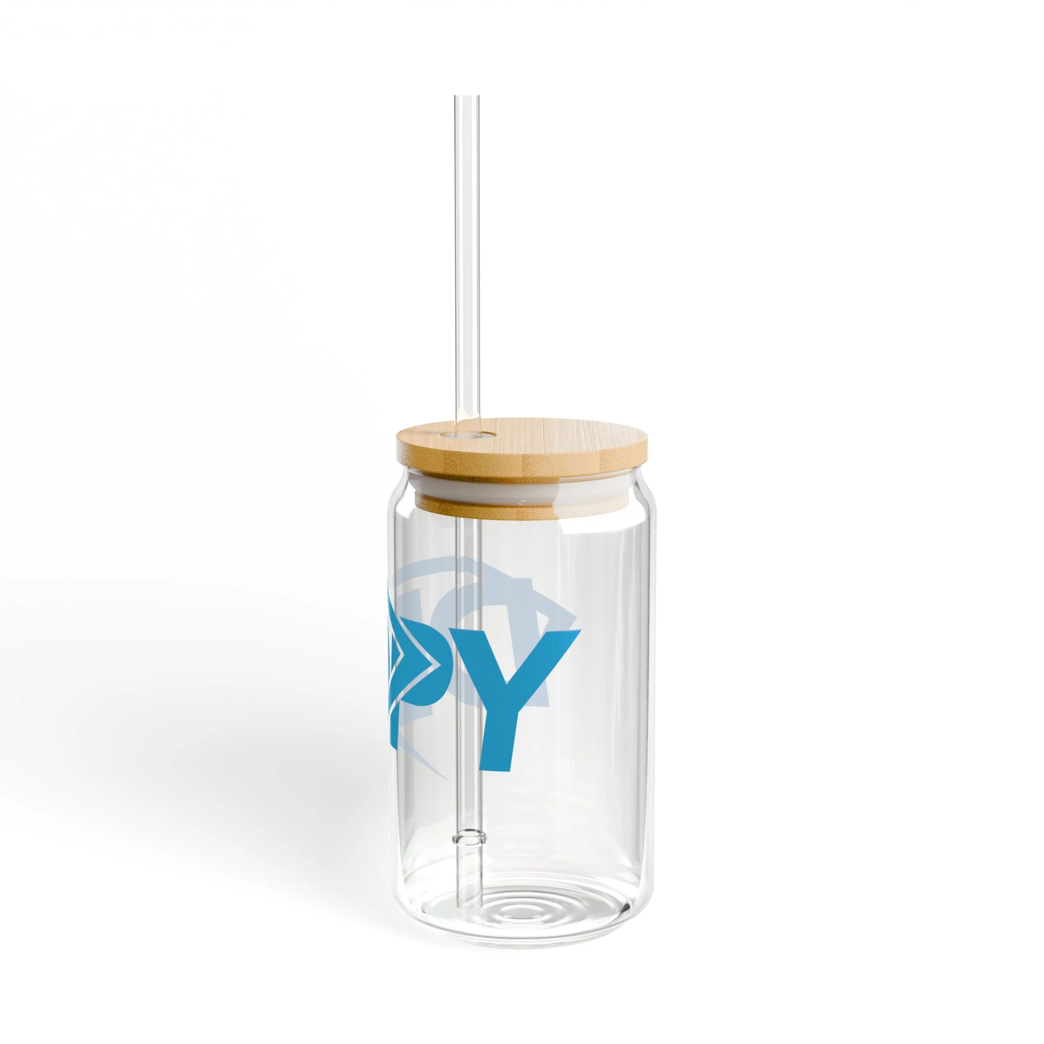 DDPY 16oz Sipper Glass with Straw (on demand printing) - Image 4