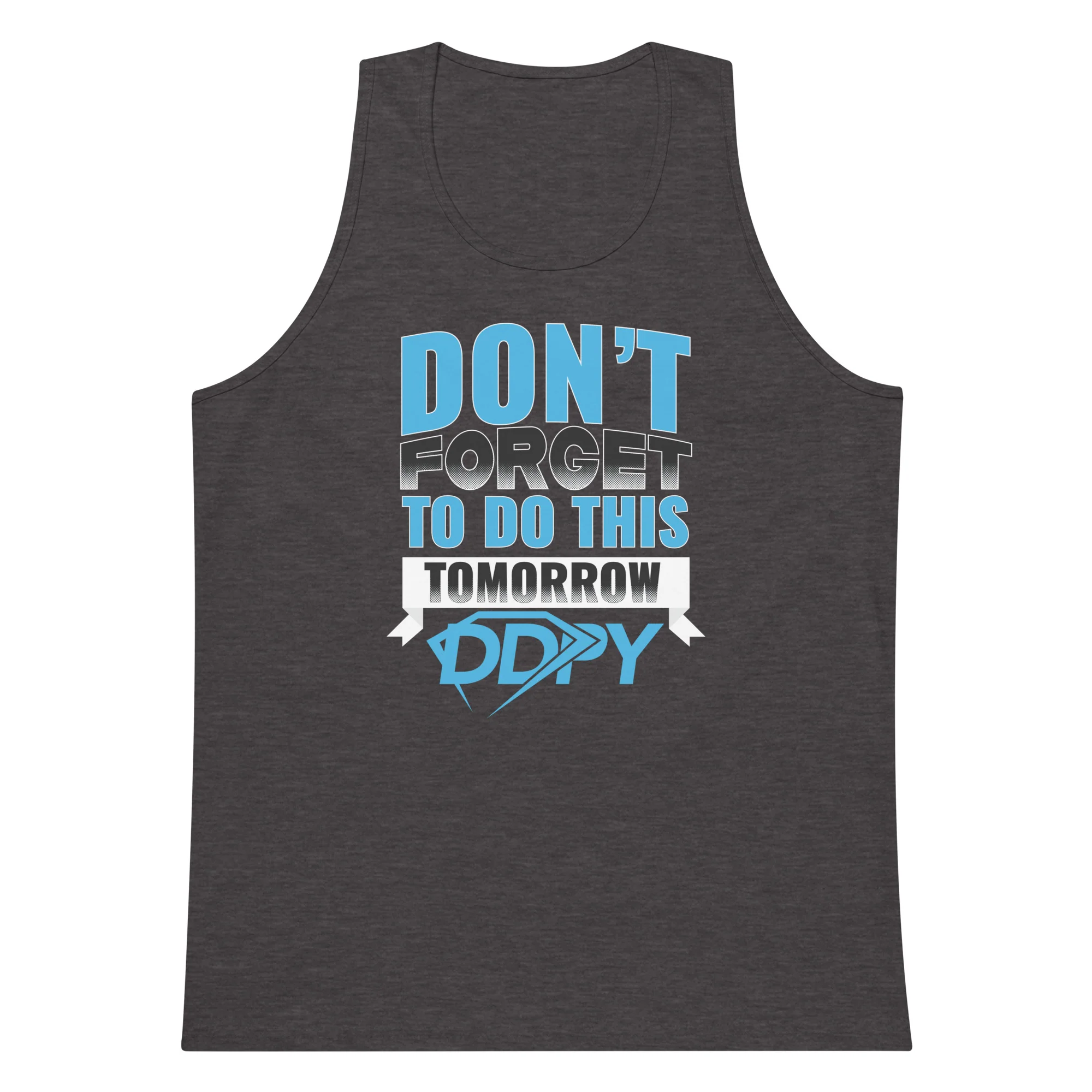 Don't Forget Men’s premium tank top (On Demand Printing) - Image 3