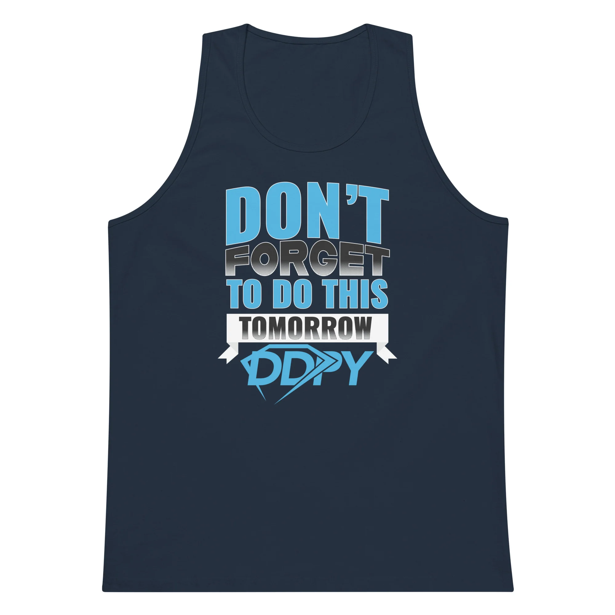 Don't Forget Men’s premium tank top (On Demand Printing) - Image 7