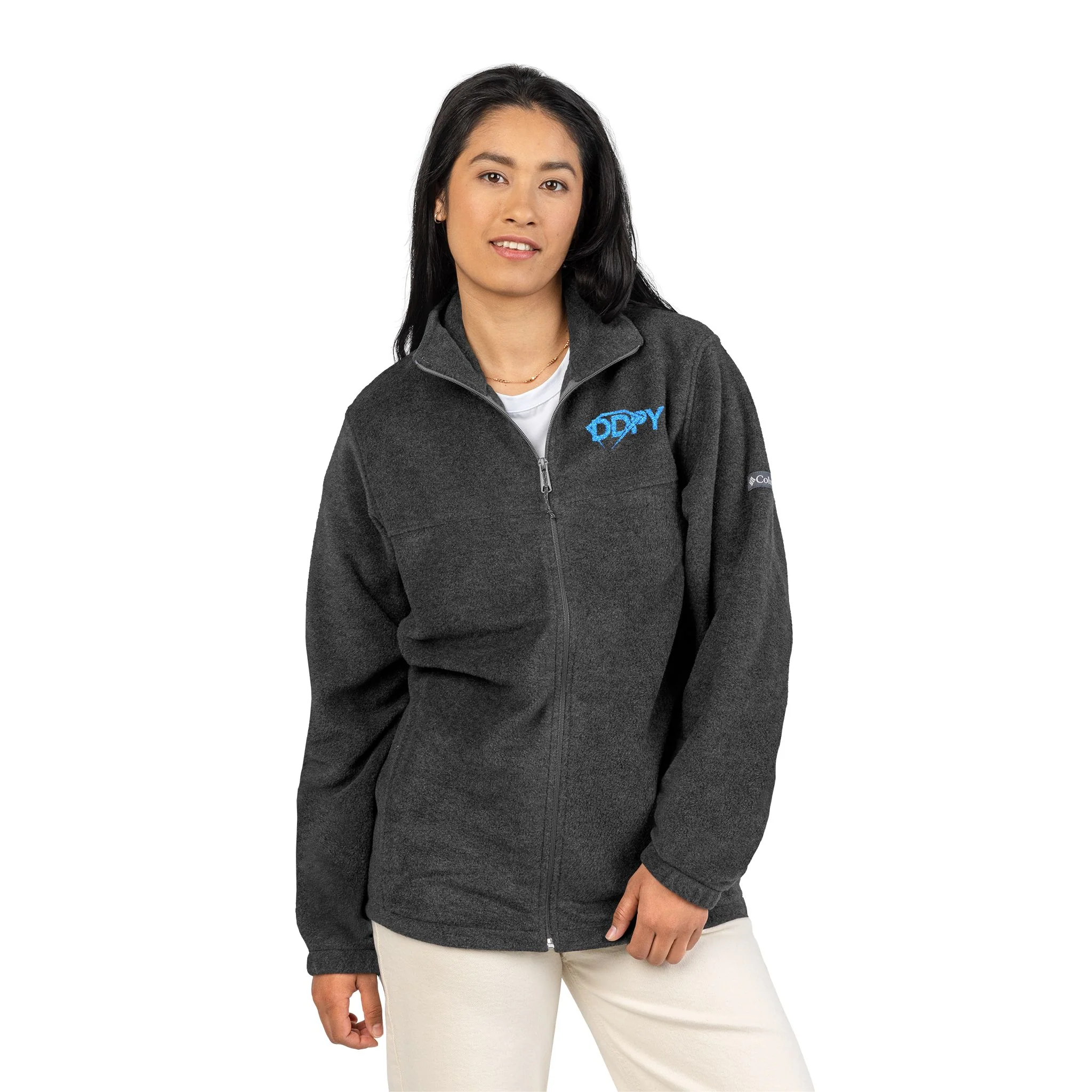 Embroidered 'DDPY' Columbia Fleece Jacket (on demand printing) - Image 4