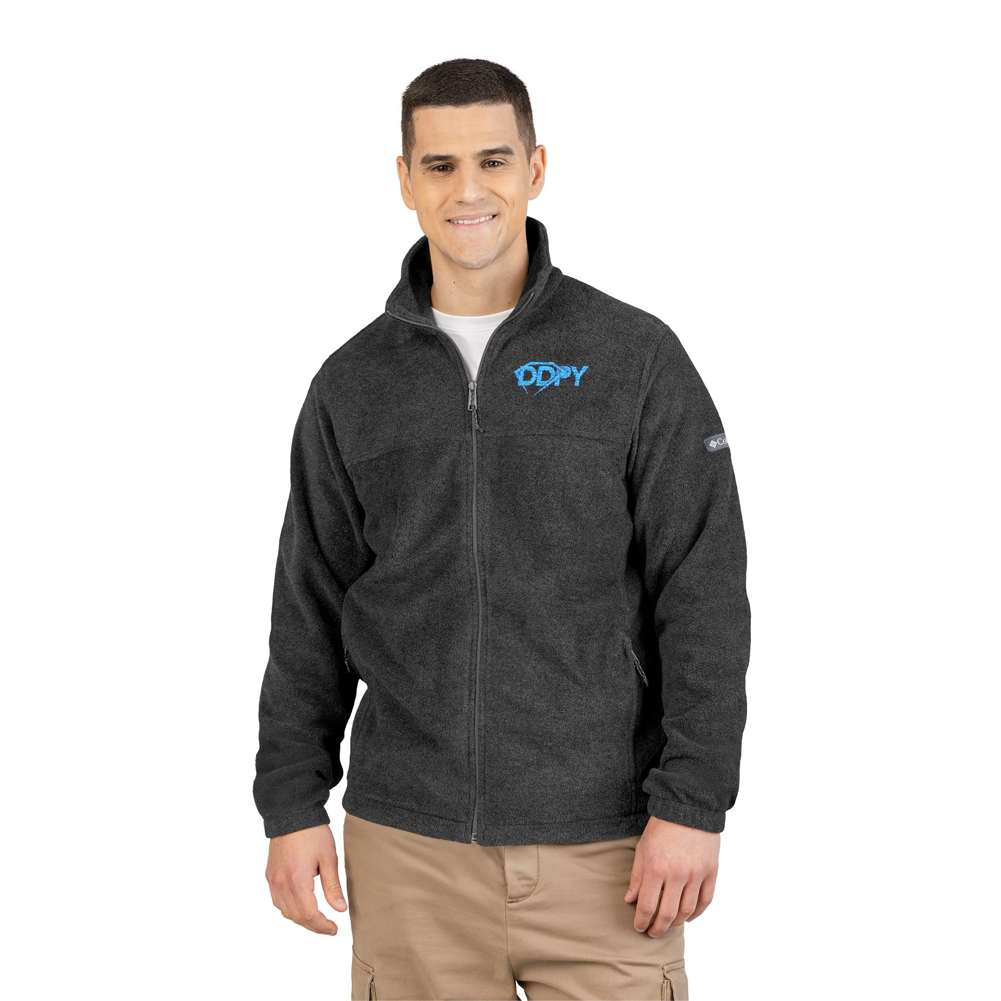 Embroidered 'DDPY' Columbia Fleece Jacket (on demand printing) - Image 5