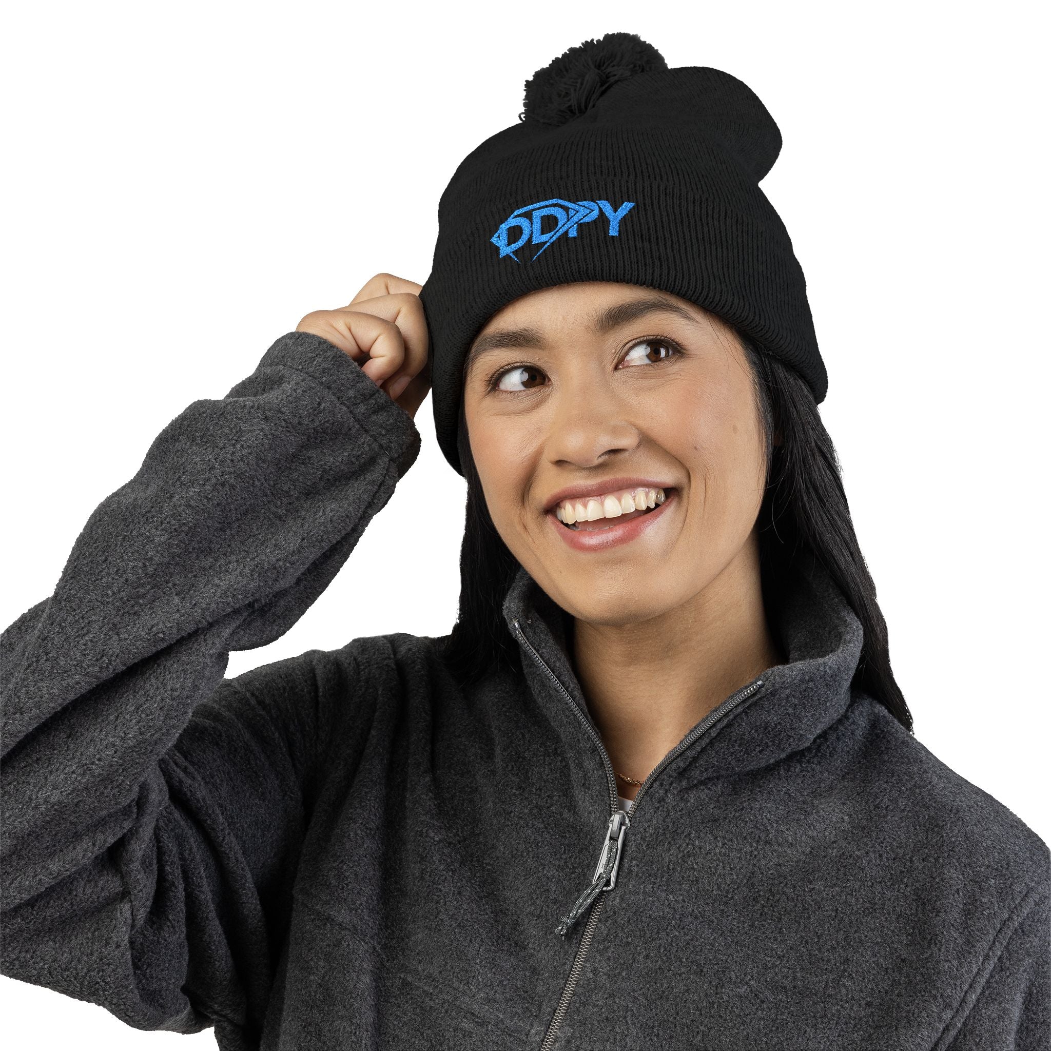 Embroidered DDPY Pom-Pom Beanie (on demand printing) - Image 10