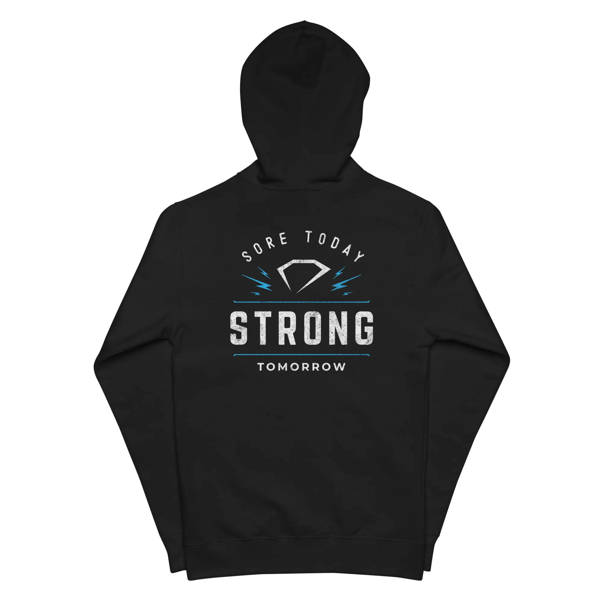 Sore Today Unisex fleece zip up hoodie (On Demand Printing)