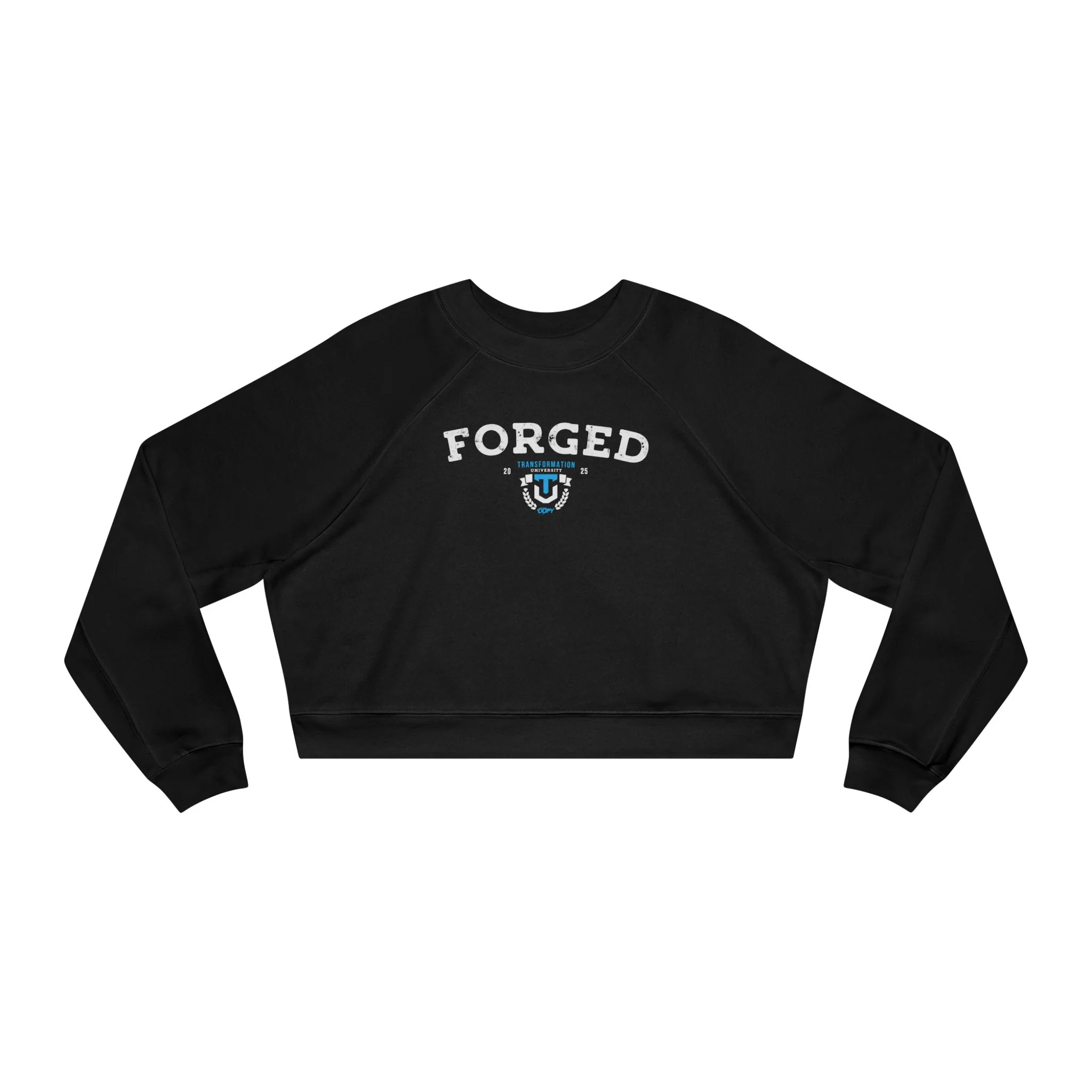 Forged Cropped Pullover (on demand printing)