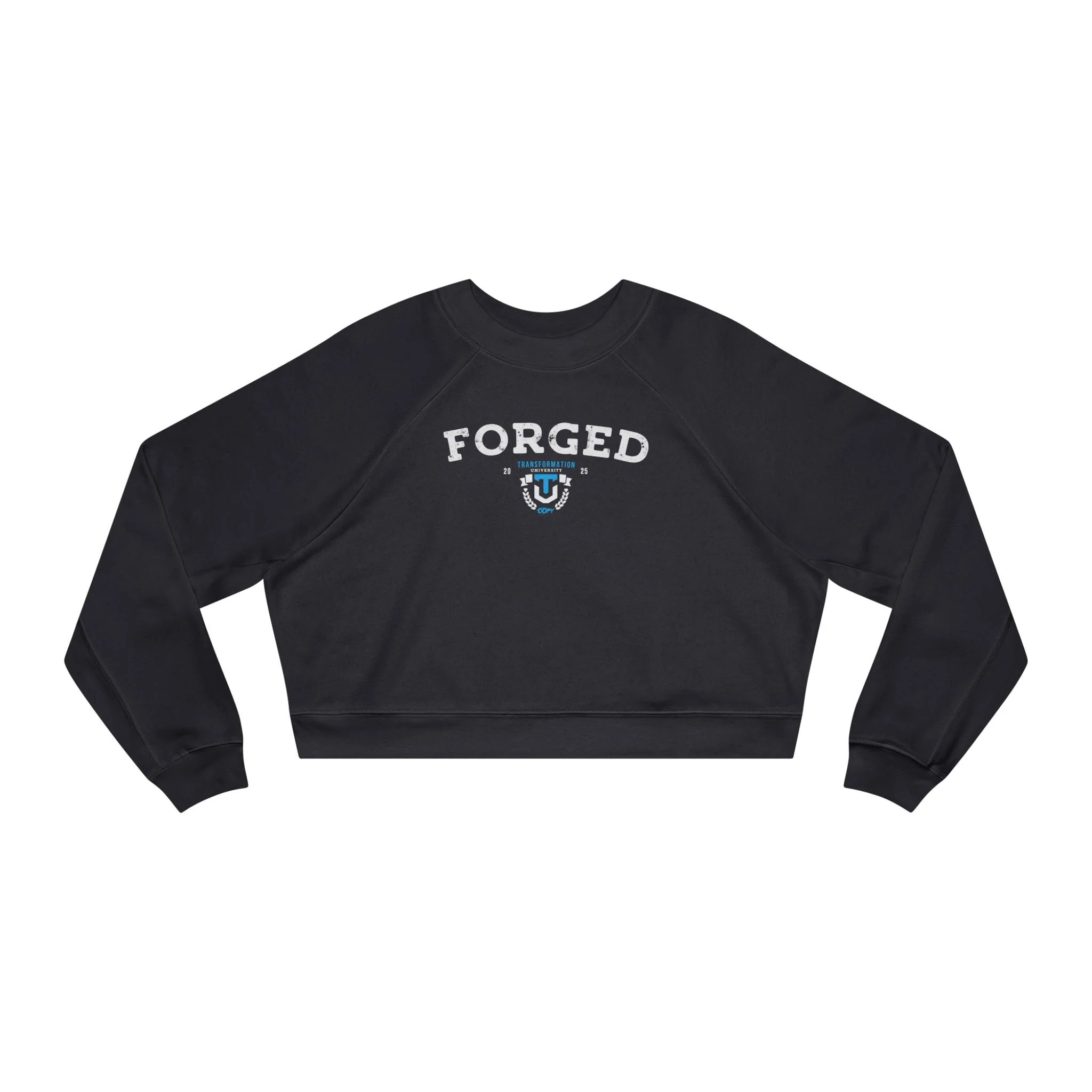 Forged Cropped Pullover (on demand printing) - Image 2