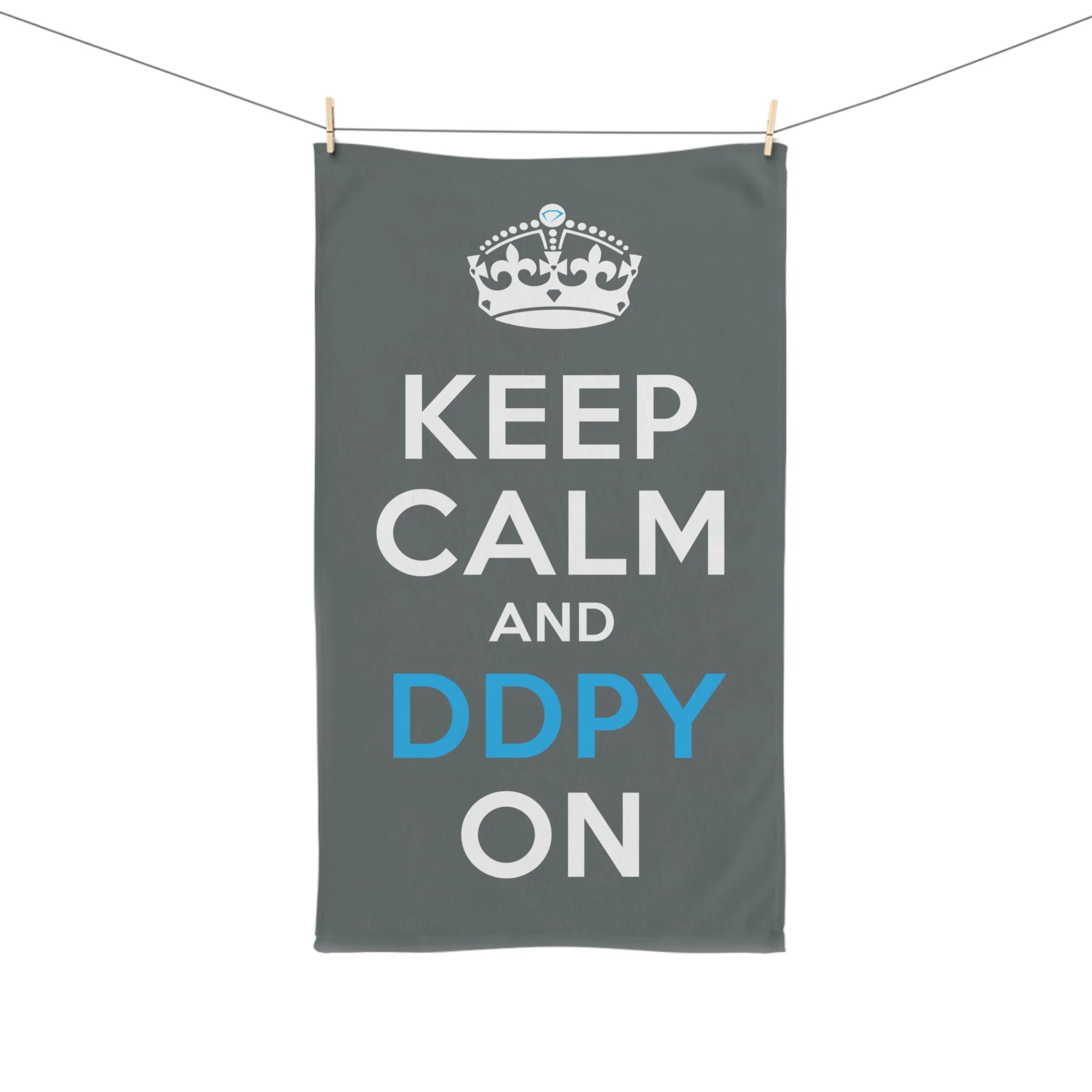 Keep Calm and DDPY On Hand Towel (on demand printing)