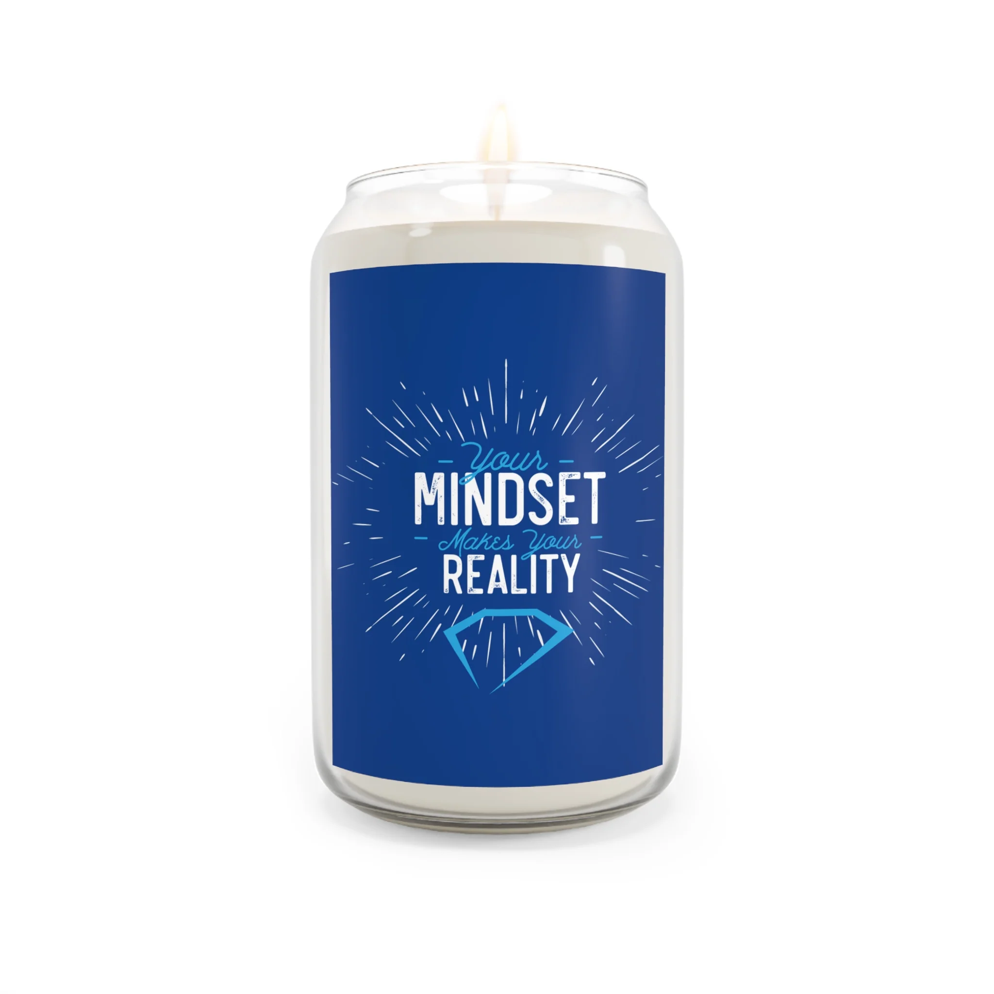 Mindset Makes Reality Soy Candle (on demand printing)