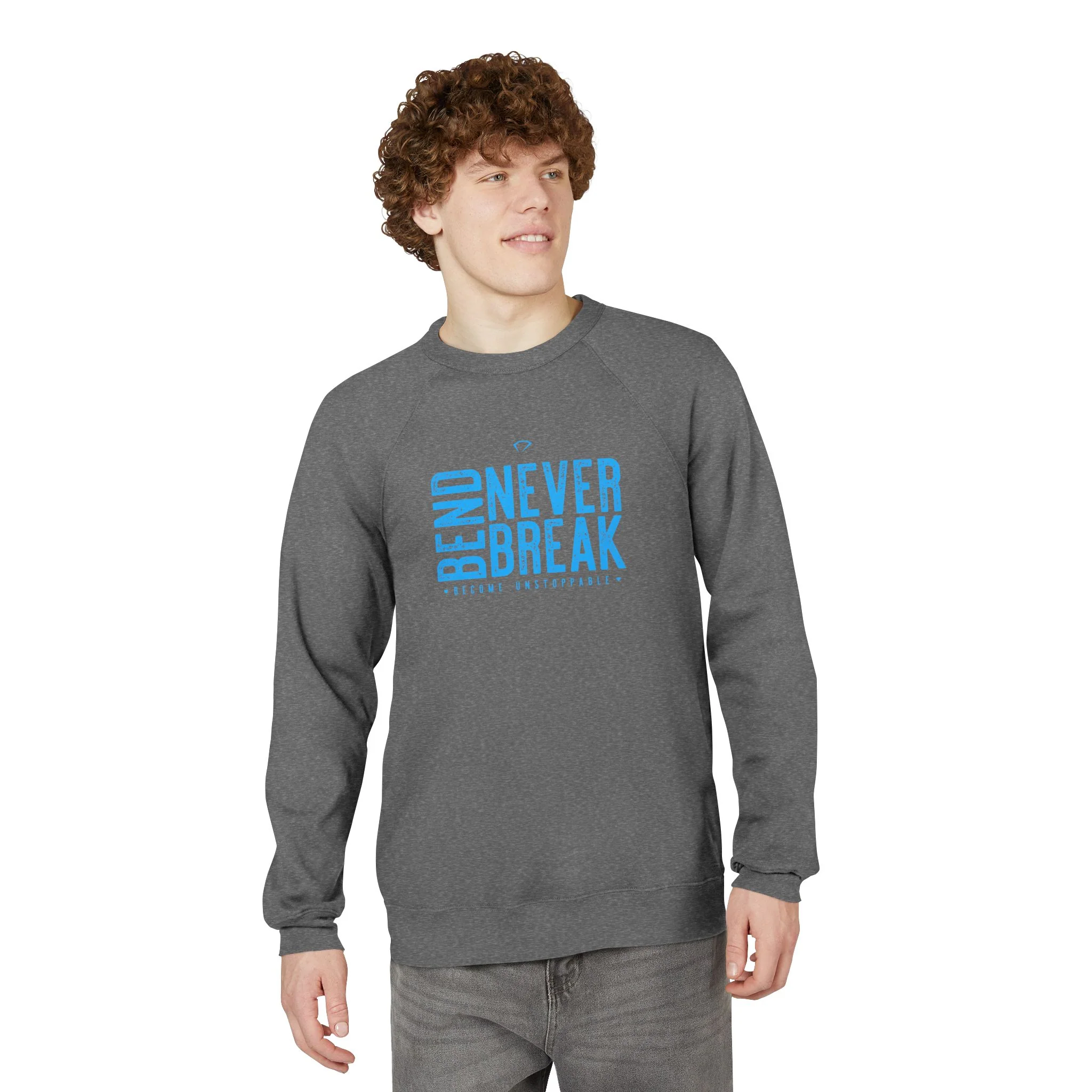 Never Bend Never Break Crewneck (on demand printing) - Image 2