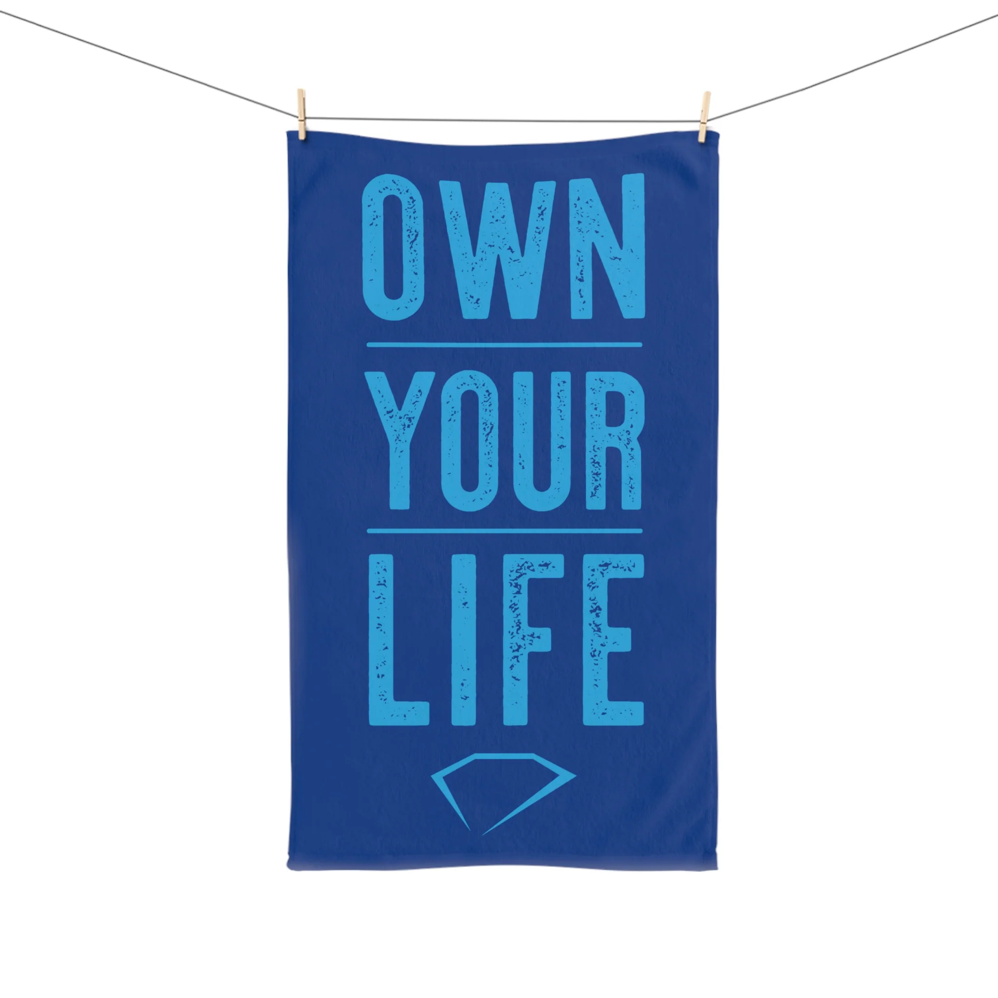 'Own Your Life' Hand Towel (on demand printing) - Image 2