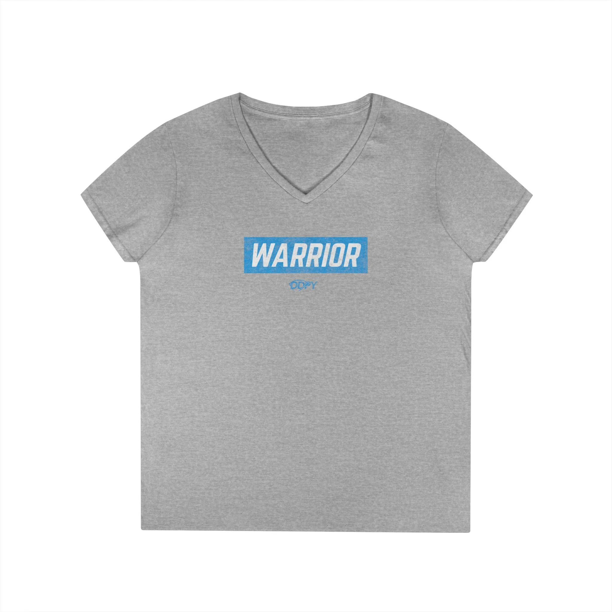 Warrior Ladies V-Neck T-Shirt (on demand printing) - Image 2