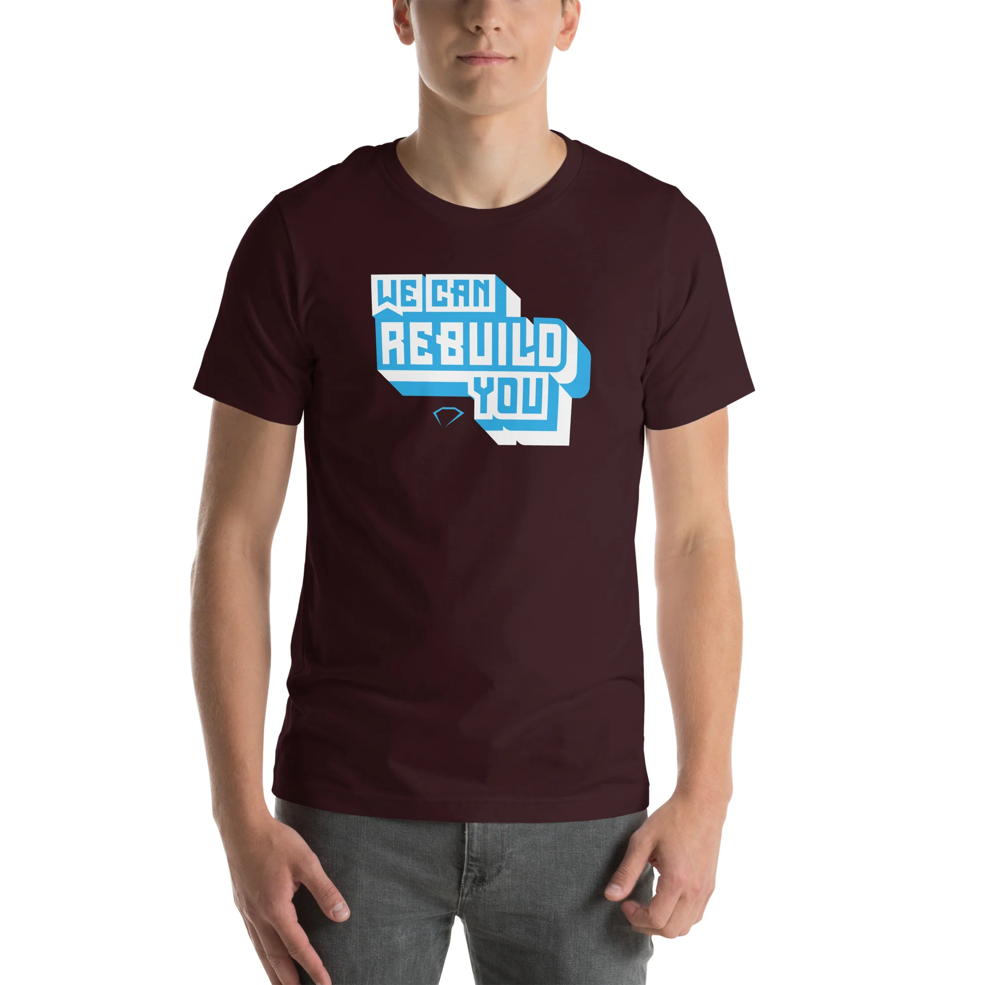 We Can Rebuild You! Unisex t-shirt (On Demand Printing) - Image 3
