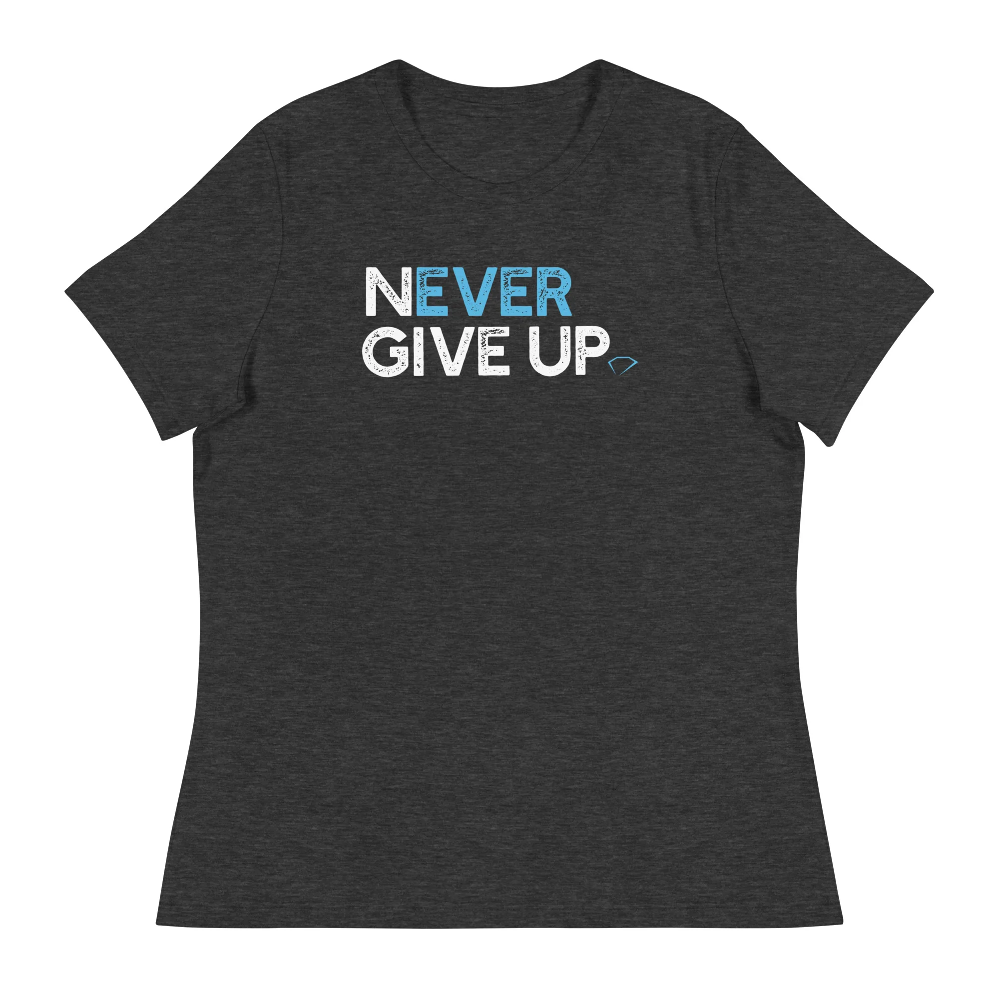 Never Give Up Women's Relaxed T-Shirt (On Demand Printing) - Image 3