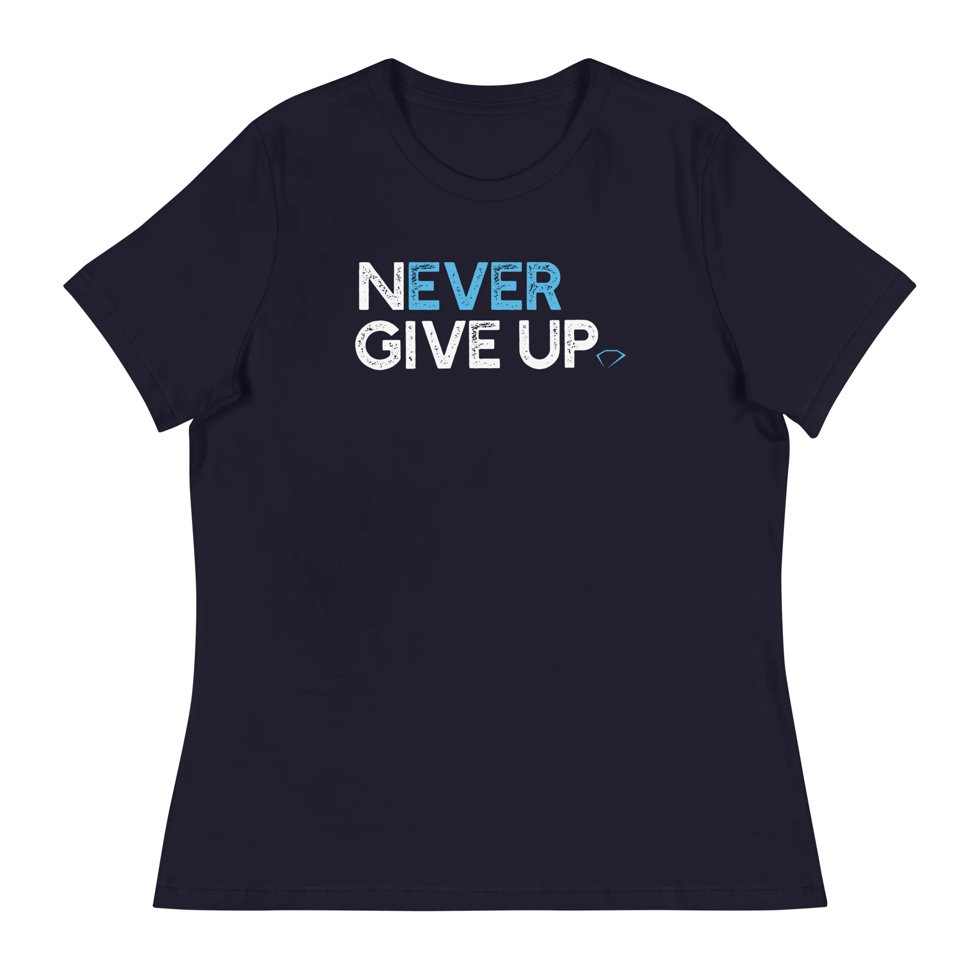 Never Give Up Women's Relaxed T-Shirt (On Demand Printing) - Image 5